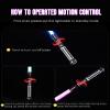 ANASABER Dueling Light Saber, Motion Control Light Sabers for Adults,Smooth Swing Light Saber with 16 Sound Fonts,RGB 12 Colors Changeable, Metal Hilt for Halloween Cosplay, Xmas Gift, Black,S9 view 3