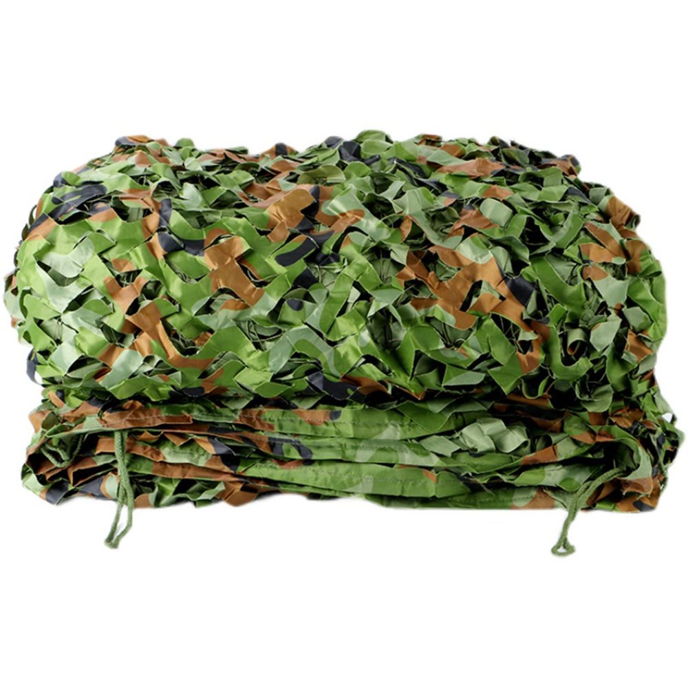 Amadon Lightweight Waterproof Camouflage Net,Woodland Mountain Forest Concealment Camo Net,Outdoor Camo Netting,Privacy Screen,Optional Size,for Camping,Decoration,Sun Protection (16.4x23ft)