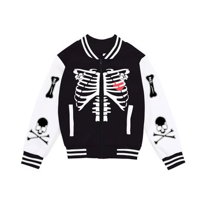 NICNZQI Kids Varsity Jacket Girls Baseball Jacket Boys Bomber Outwear with Pocket Coat