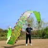 LXLZYXSF Chinese Dragon-Dancing Gymnastics Ribbons Throw Streamer with Rope, Flowy Spinning & Shaking Poi, Recreation and Fitness in One (Color : Green, Size : 10m/33ft) view 2