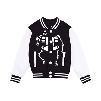 NICNZQI Kids Varsity Jacket Girls Baseball Jacket Boys Bomber Outwear with Pocket Coat
