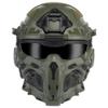 Bvawtrs Tactical Airsoft Helm Built-in Headset Anti-Fog Fan Assault Helmet Removable Mask Paintball Equipment Protect Helm view 1