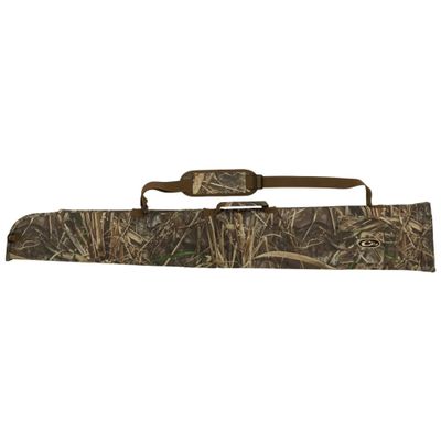 Drake Waterfowl Floating Side-Opening Padded Gun Case - Soft Rugged Waterproof Hunting Shooting Gun Carry Bag for Storage & Transportation w/Adjustable Padded Shoulder Strap, 54" L x 9" W x 2" D