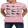 J's Retro Sneakers Image T Shirt to Match Js, Artwork Takes cues from Jordans Inspired colorways 1 2 3 4 5 6 11 12 13 Light Pink view 1