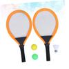 ibasenice Kids Badminton Racket Set with 2 Rackets and Balls Outdoor Sports Toys for Children Parent-Child Play and Fun Activities view 3