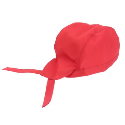 BESTonZON Chef Cap Bandanas for Women Hotel Chef Cooking Hat Men Women Chefs Hat Baker Beanie Ribbon Cap Chef Wrap Turban for Men Womens Hats Pirate Turban Miss Kitchen Hat Printing