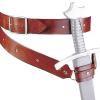ARSBORUI Medieval Retro Leather Sword Frog, Adjustable Protective Sword Frog Case Simple Sword Belt Holder, Universal Rapier Leather Holster Cosplay Props Sword Costume Accessory (Brown) view 1