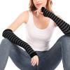Fingerless Punk Gothic Warmer Arm Long Gloves Gloves Gloves Mittens Women Cold Weather view 4