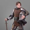 ARSBORUI Medieval Retro Leather Sword Frog, Adjustable Protective Sword Frog Case Simple Sword Belt Holder, Universal Rapier Leather Holster Cosplay Props Sword Costume Accessory (Black) view 2