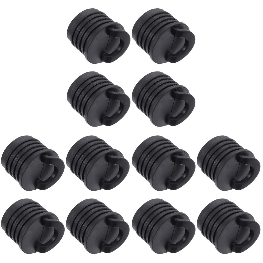 BESPORTBLE 12pcs Kayak Scupper Drain Hole Stoppers for Canoes and Boats Easy Installation High Seal Accessories for Water Sports