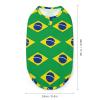 Brazil Flag Pet Clothing Cat Dog Pet Vest Warm Coat Shirt view 3