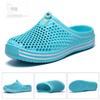 MDPCX Women's Garden Clogs Breathable Shoes Bathing Shoes Beach Shoes Water Shoes Footwear Slippers Walking Shoes Home Travel Shoes Azure view 3