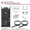 Seatylock FoldyLock Mini Bike Lock Mount Carrying Case - Ultra Lightweight Mounting Bracket Case for FoldyLock Mini Folding Bike Lock - Portable Secure Bicycle Attachment Accessory view 3