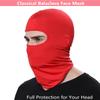 Balaclava Ski Mask Head Mask Full Face Mask Windproof Face Cover Sun UV Protection Scarf Men Women Outdoor Sport Cycling Cap (Red) view 2