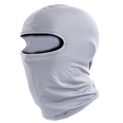 Balaclava Ski Mask Head Mask Full Face Mask Windproof Face Cover Sun UV Protection Scarf Men Women Outdoor Sport Cycling Cap (Light Grey)