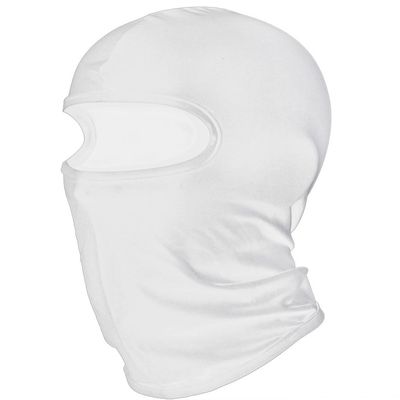 Balaclava Ski Mask Head Mask Full Face Mask Windproof Face Cover Sun UV Protection Scarf Men Women Outdoor Sport Cycling Cap (White)