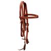 BlazingPaws Vibrania Pony Headstall in Super Soft Premium Leather and Solid Brass Hardware (Pony Size, Stitched Browband, Tan) view 3