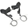 Emoshayoga Bike Shifter Levers , Aluminum Alloy 7 8 9 Speed Shifter Brake Lever Set Non Slip Ergonomic for Road Bikes view 1