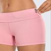CRZ YOGA Naked Feeling Biker Shorts 4'' - High Waist Yoga Workout Running Gym Spandex Womens The Heartbeat Pink Small view 4