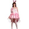 tuduoms Women Princess Gothic Dress Bunny Girl Puffy Tuxedo Skirt Sleeveless Birthday Halloween Party Dress Lolita Cute Dress Pink view 1
