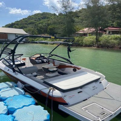 Boat EVA Faux Teak Decking Floor Compatible with 2019 Regal 2000 ES Swim Step Cockpit
