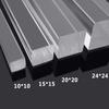 YONGERN 100mm Long 3/4/5/8/10/15/20/25/30mm Side Length Acrylic Square Rod Transparent Stick Bar Solid Baton Clear Cudgel Club Customize (Size : Customized) view 2