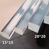 YONGERN 100mm Long 3/4/5/8/10/15/20/25/30mm Side Length Acrylic Square Rod Transparent Stick Bar Solid Baton Clear Cudgel Club Customize (Size : Customized) view 3