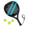 ianoni Paddle Tennis Racket Carbon Fiber Surface with EVA Memory Flex Foam Core POP Padle Racquts (S-Blue) view 2