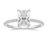 EAMTI 3CT 925 Sterling Silver Engagement Rings Radiant Cut Solitaire Cubic Zirconia CZ Wedding Promise Rings for Her Wedding Bands for Women Size 4.5 view 1
