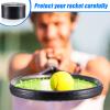 Deekin 2 Pieces Racket Protection Tape Racquet Head Guard for Tennis Practice Racquetball, 16.4' Roll(Black) view 4