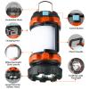 BOBKID 2 Pack Camping Lantern, Outdoor LED Camping Light, Rechargeable Flashlights with 1000LM, 6 Modes, IPX5 Waterproof Portable Emergency Camp Light for Hurricane Survival - Orange view 3