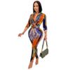 OLAMASA Workout Sets for Women Deep V Neck Long Sleeve Crop Top High Waist Running Long Pants Gym 2 Piece Casual Set view 4