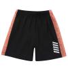 KKmeter Boys' Sports Suit Short Sleeve T-Shirt Tops with Shorts Summer Quick-drying Clothing Set Jogging Football Tracksuit (Orange, 5-6) view 3
