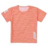 KKmeter Boys' Sports Suit Short Sleeve T-Shirt Tops with Shorts Summer Quick-drying Clothing Set Jogging Football Tracksuit (Orange, 5-6) view 4