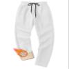 MAGCOMSEN Fleece Lined Pants Men Winter Thicken Thermal Warm Sherpa Lined Pants Running Jogger for Casual Athletic White 34 view 1