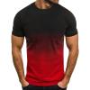 Mens Short Sleeve Workout T Shirt Lightweight Stylish Slim Fit Muscle Tee Casual Basic Crew Neck Athletic Shirts (Black 1,Small) view 1
