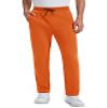 MAGCOMSEN Fleece Sweatpants Men Winter Heavyweight Sherpa Lined Pants Workout Casual Thicken Warm Joggers Pants with Pockets Orange 36 view 2
