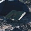 LHOKA Camping Chair Outdoor Ultralight Compact Moon Chair Hiking Biking Folding Chair (Army Green, Low Profile), C1002b view 4