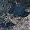 LHOKA Camping Chair Outdoor Ultralight Compact Moon Chair Hiking Biking Folding Chair (Dark Grey, Low Profile) view 2