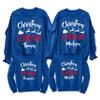 Christmas Crew Add Your Name Matching Family Merry Xmas Women Men Sweatshirt Royal view 1