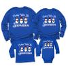 Christmas Chillin with My Snowmies Matching Family Xmas Women Men Long Sleeve Shirt Royal view 2