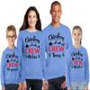 Christmas Crew Add Your Name Matching Family Merry Xmas Women Men Sweatshirt Carolina Blue view 2