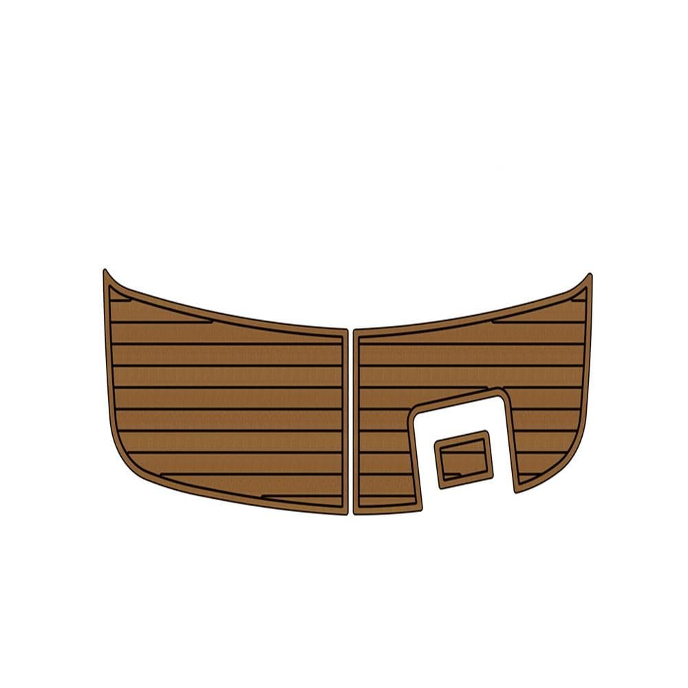 Boat EVA Faux Teak Decking Floor Compatible with Rinker 250 Fiesta Vee Swim Platform Step Pad Boat EVA Foam Teak Deck Floor Mat