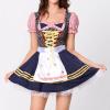 XUNRYAN Women's German Dirndl Maid Dress with Corset Fancy Dresses Oktoberfest Halloween Costume Holiday Outfits view 2