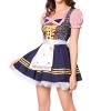 XUNRYAN Women's German Dirndl Maid Dress with Corset Fancy Dresses Oktoberfest Halloween Costume Holiday Outfits view 4