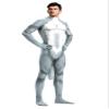 Bemeiren Animal Bodysuit for Men Zentai Spandex Body Suit with Big Tail Halloween Furry Costumes Dog view 2