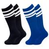 Sarfel Kids Soccer Socks Toddler Soccer Socks Youth Baseball Socks Youth Football Socks Youth Boys Soccer Socks Kids 4-6 Blue view 4