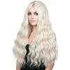 Aicos 27inches Blonde Sarah Cosplay Curly Wig for Woman Synthetic Wigs for Daily Use Halloween Party Anime Costume view 1