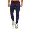 BUXKR Mens Casual Joggers Sweatpants for Jogging,Running or Athletic Activities,Navy,XL view 2