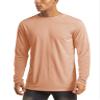 Rashguard Shirts for Men Long Sleeve Sun Protection Shirts Athletic T-Shirt Cycling Outdoor Fishing Hiking Shirts Apricot view 1